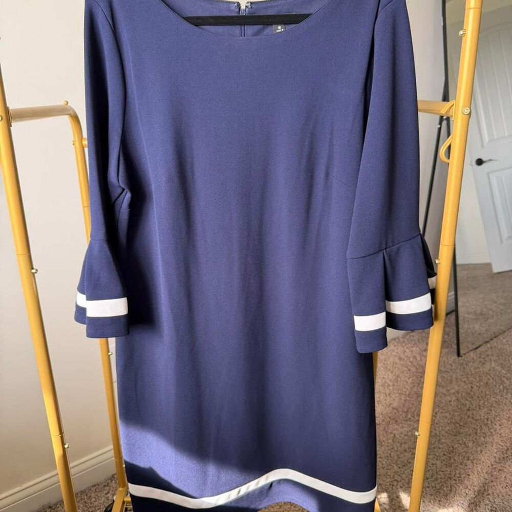 R-k-originals Women's Navy and Blue Dress